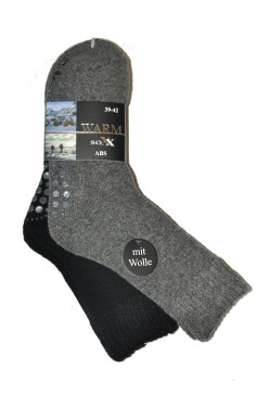 WiK ponožky 21463 Warm Sox ABS A'2 39-46 tmavě modrá 43-46