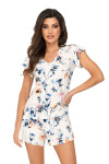 Dámske pyžamo Astrid 1/2 cream - Donna krémová XXL