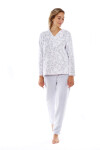 Dámske pyžamo Flora 6456 dove grey - Vestis S