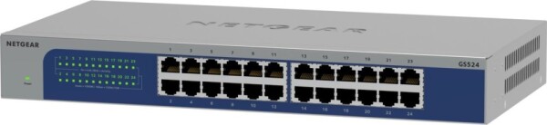 NETGEAR NETGEAR GS524v3 - Switch - 24 x 10/100/1000 - an Rack montierbar, wandmontierbar