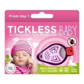 TICKLESS Baby repelent ružový 1 ks