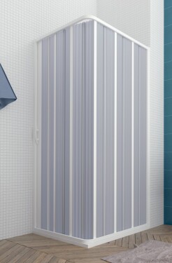 FORTE - Sprchová zástena FLEX - VENERE NEW - Rozmer A - 80, Rozmer B - 80, Rozmer C - 185, Typ otvárania - Zatváranie na stranu OLBBXF110001