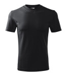 Ťažké unisex tričko ebony gray 3XL