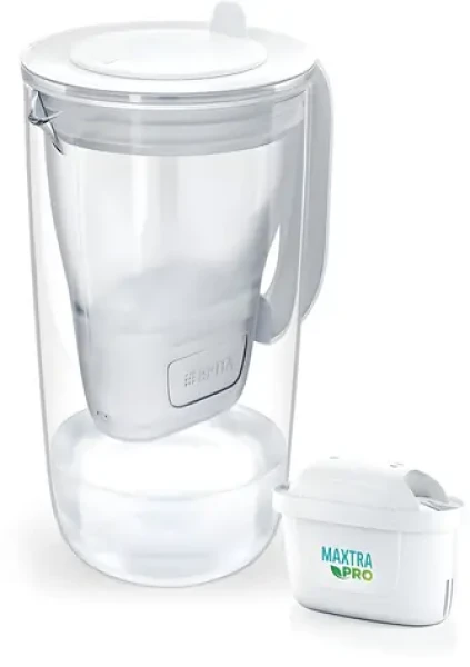 Brita Glass šedá / Filtračná kanvica / 2,5 l / filter Maxtra PRO (1051157)