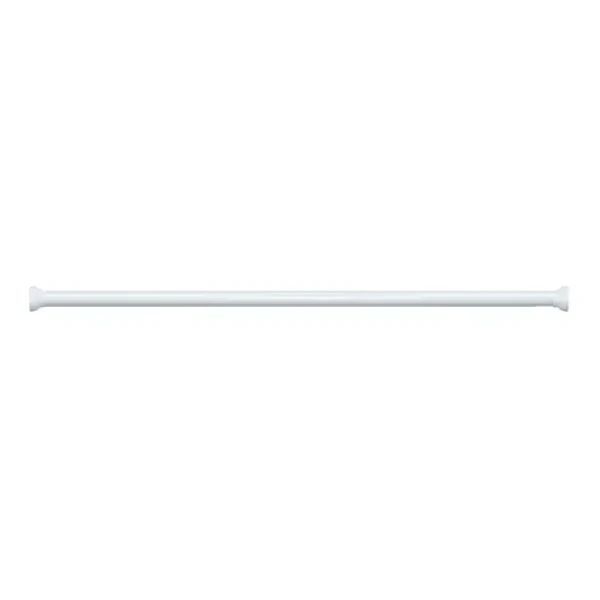 Spirella MAGIC lesklá biela / Tyč na sprchový záves / bez vŕtania / 75 - 125 cm / hliník