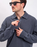 Carhartt WIP Harper Polo Carbon garment dyed M