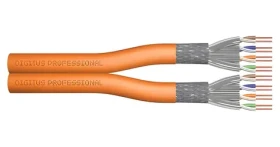 Digitus CAT 7 S/FTP oranžový / Inštalačný kábel / 500 m / AWG 23/1 / LSZH / B2ca / 1200 MHz (DK-1745-VH-D-5)