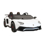 Mamido Detské elektrické autíčko Lamborghini Aventador SV biele