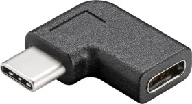 MicroConnect pravouhlý adaptér USB-C MF čierna / 10Gb / s / 4K @ 60Hz (USB3.1CCMF)