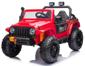 Mamido Mamido Elektrické autíčko Jeep 4Speed 24V | 4x200W červené