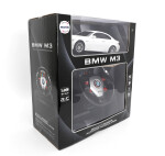 Mamido Mamido Autíčko na diaľkové ovládanie BMW M3 1:18 s volantom biele MT1327