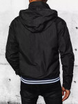 Pánska prechodná bunda s kapucňou čierna FashionStreet TX4378 L