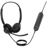Jabra Engage 40 náhlavná súprava cez ucho káblové, 4099-413-279, stereo, čierna, Redukcia šumu mikrofónu; 4099-413-279