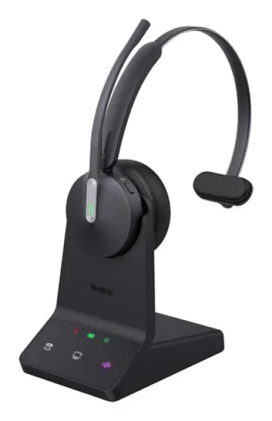 Yealink WH64 Mono UC čierna / Mono bezdrôtové slúchadlá / mikrofón / Bluetooth 5.2 / USB-C (1208672)
