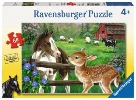 Ravensburger Kôň a koloušok - 60 dielikov