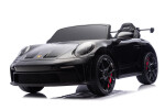 Mamido Mamido Elektrické autíčko Porsche 911 GT3 XXL | 24V14Ah | 12km/h | Nafukovacie kolesá | 2x320W | Pre 2 deti | Lakované čierne