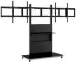 Hagor Pro-Tower L Dual / Podlahový stojan pre 2 obrazovky / 55 "- 65" (2878)