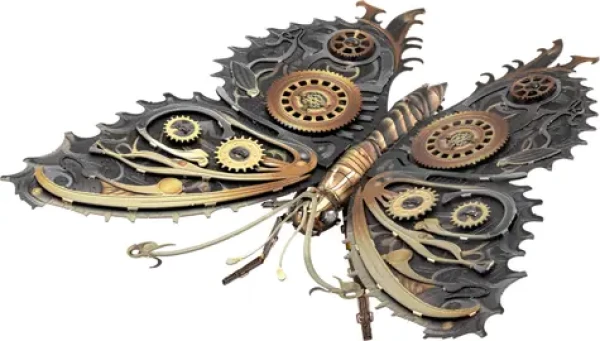 Metal Earth 3D puzzle Steampunkový motýľ