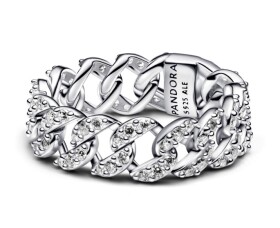 Pandora Výrazný strieborný prsteň s kubickými zirkónmi Timeless 193557C01 52 mm