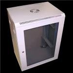 DATACOM 19" rozvádzač jednodielny 15U / Rozvádzač / Nástenný / hl. 440 mm / šedý (7109)