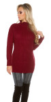 Sexy KouCla chunky knit turtleneck jumper w.Pocket Einheitsgroesse