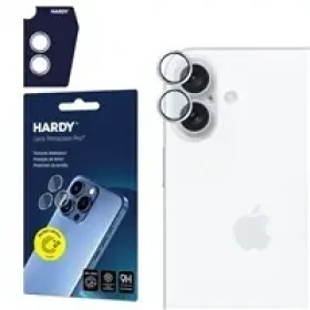 3mk Hardy Lens Protection Pre sklá na fotoaparát pre Apple iPhone 16/16 PLUS Silver (5903108588645)