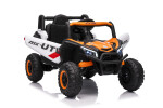 Mamido Mamido Elektrické autíčko Buggy Madman biele | UTV-MX 4x4 | EVA kolesá | 12V 10Ah | EKO koža