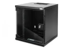 Digitus DN-10-SET-1-B čierna / Nástenná sieťová skriňa / 10" / 6U / 312x300 mm / IP20 (DN-10-SET-1-B)