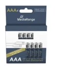 MediaRange nabíjací USB-C Li ION batéria Micro AAA / 500mAh / 1.5V / 4ks (MRBAT160)