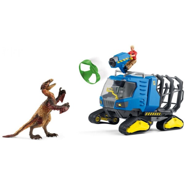 Schleich Dinosaurs 42604 Pásové vozidlo na odchyt dinosaurov