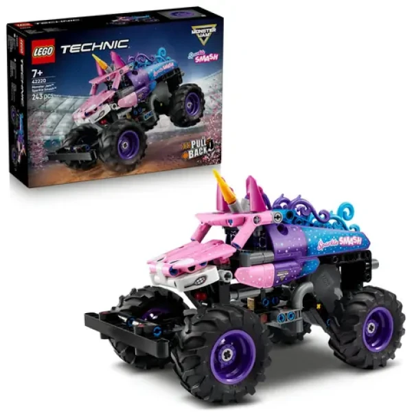 LEGO® Technic 42220 Monster Jam™ Sparkle Smash™ s naťahovacím motorom