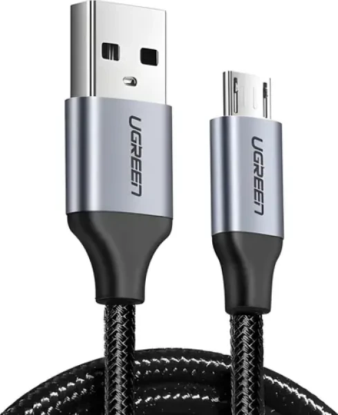 Ugreen USB-A - microUSB 1,5 m šedá / Kábel / USB 2.0 (60147)