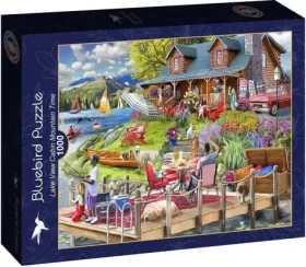 BlueBird Puzzle Horská chata pri jazere