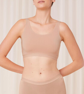 Dámska podprsenka Smart Natural Bralette - BROWN - sv. hnedá 00EP- TRIUMPH BROWN 02