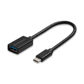 MicroConnect kábel USB C (M) - USB3.0 A (F) 0.2m čierna / 5000Mbit/s (USB3.1CAF02BH)