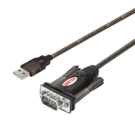 Unitek Y-105 čierna / Redukcia USB-A (M) - RS-232 DB-9 (M) / 1,5 m (Y-105)