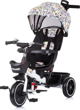 CHIPOLINO Trojkolka so strieškou SMART 2v1 White (TRKSA02203WH)