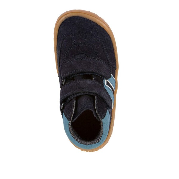 Chlapčenské celoročné členkové barefoot topánky F-MOTION TEX DARK BLUE Froddo G3110285 - 34