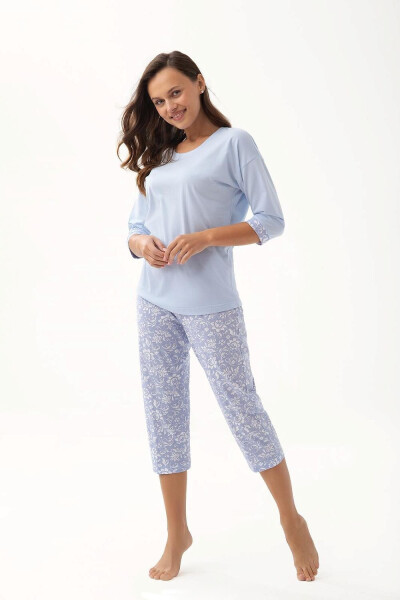 Dámske pyžamo Luna 343 3/4 M-2XL losos L