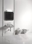 KERASAN - WALDORF závesná WC misa, 37x55cm, biela 411501