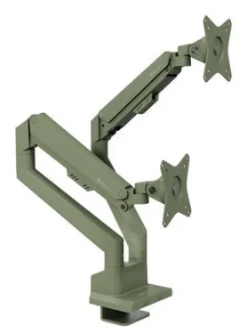 Arozzi Alzare Neo Duo zelená / Držiak 2 monitorov na stôl / 17-32" / VESA 75x75-100x100 / nosnosť 9 kg (TZ-ALZARE-NEO-DUO-FST)