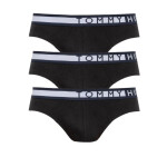 Pánske nohavičky 3PACK UM0UM01227 Čierna s bielou - Tommy Hilfiger S/M černá s bílou