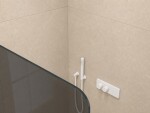 CERANO - Sprchová zástena Walk-in Orbis Ľ/P - 8 mm - biela matná, grafitové sklo - 80x200 CER-978757