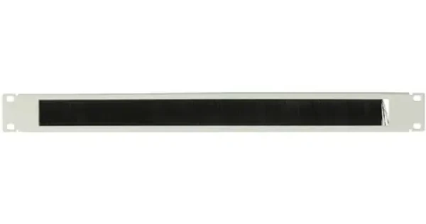 Lanview 19" kefový organizér káblov 1U biela / Organizér káblov / kovový / kefový priechod (RAO200WH)