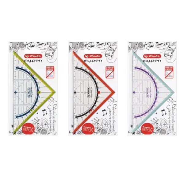 Herlitz Trojuholník plastový 16cm / rôzne farby (11367950)