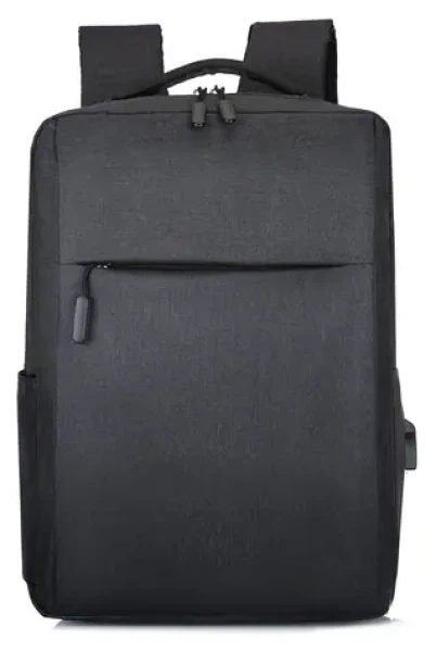 ESTUFF Cleveland čierna / Batoh pre notebooky do 15,6" / Polyester / USB nabíjací Port (GLB203620)