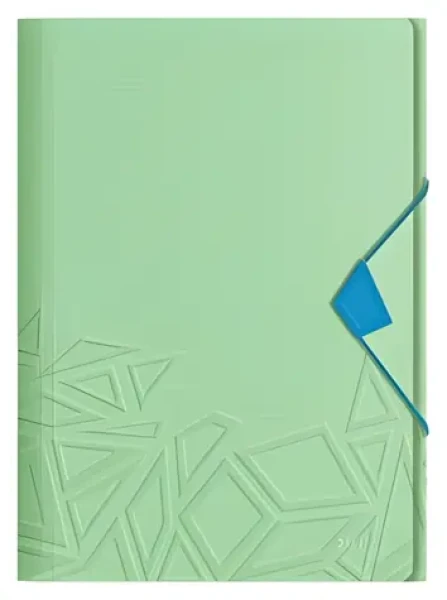 Leitz UrbanChic zelená / Doska s chlopňami / PP / A4 (46490050)