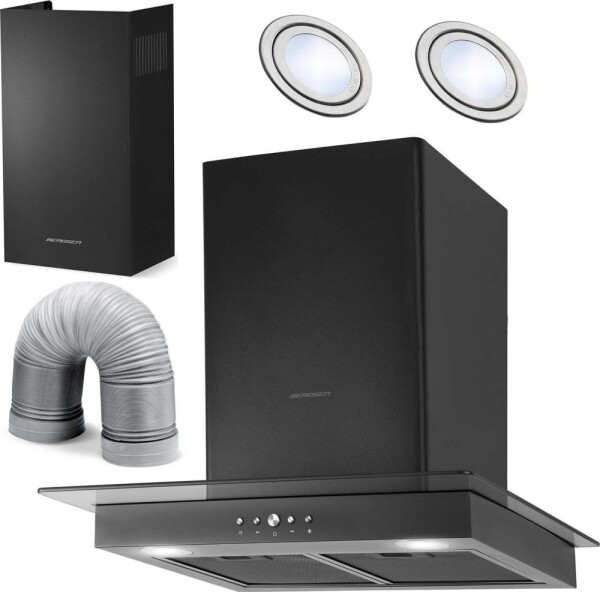 Berdsen Okap Kuchynský 60 cm Čierny Berdsen BT-217