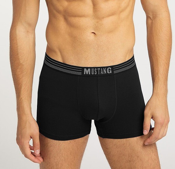 Boxerky Mustang 4046-1051 Retro A'2 M-2XL námořnicko-černá XXL