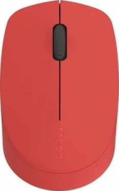 Rapoo M100 Silent Multi-Mode červená/bezdrôtová optická myš/1000 DPI/2.4 Ghz/BT 3.0 a 4.0/3 hr. + koliesko (6940056181848)